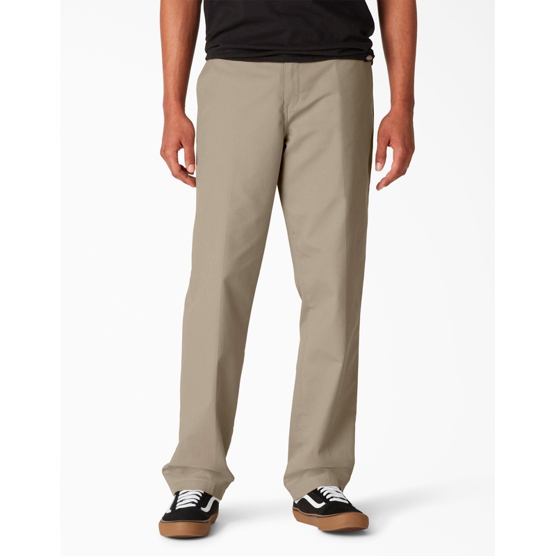 Dickies Skateboarding Slim Straight Pants – Desert Khaki (DS) 26 30 Khaki