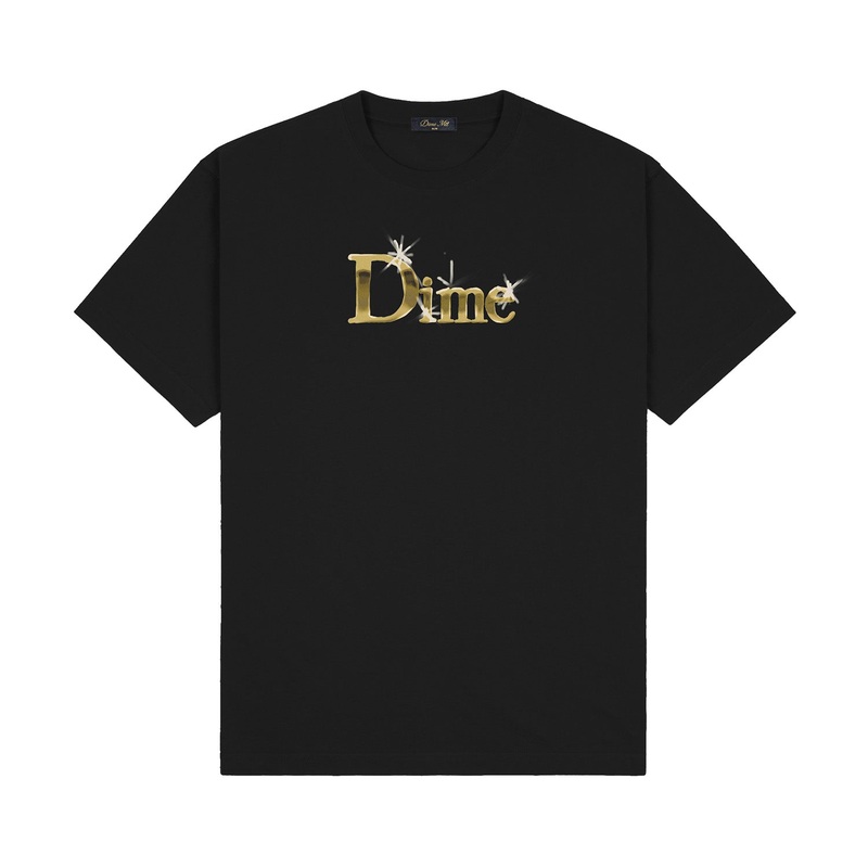 Dime Shiny T-Shirt M Black