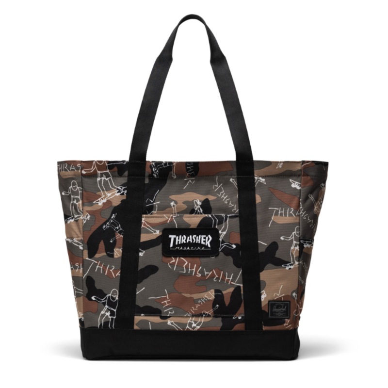 Herschel Thrasher x Gonz Heritage Tote Bag – Woodland Camo