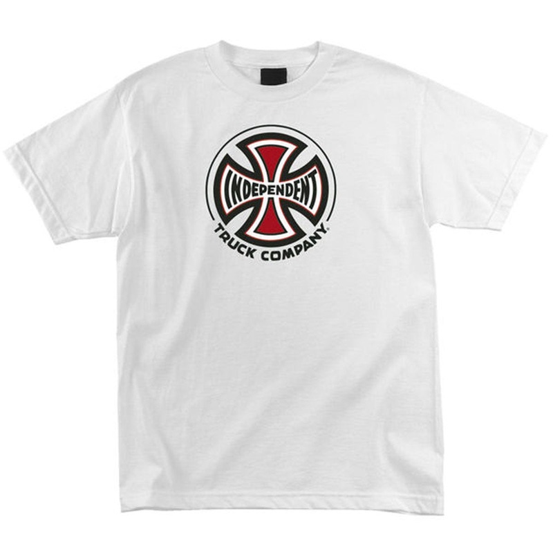 INDEPENDENT T-SHIRT TRUCK CO. WHITE MED