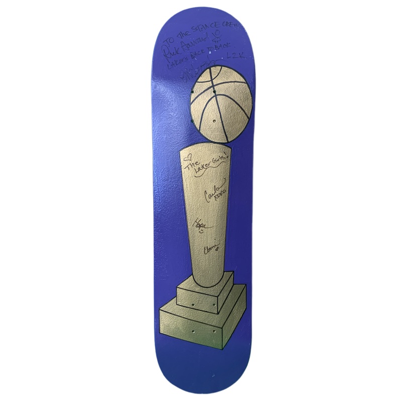 Lakers Custom Signed Eric Koston, Rick Howard, Laker Girls