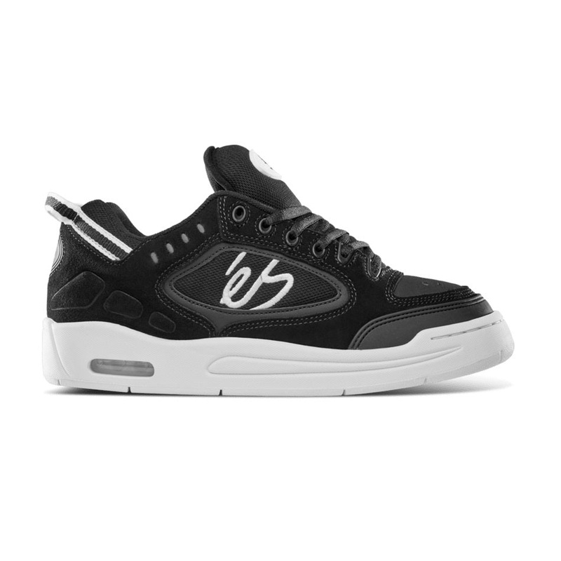 S Shoes Creager – Black/White/White 7 Black