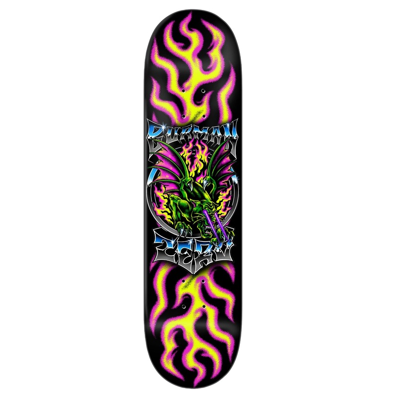 Zero Burman Chrome Skateboard Deck – 8.5″