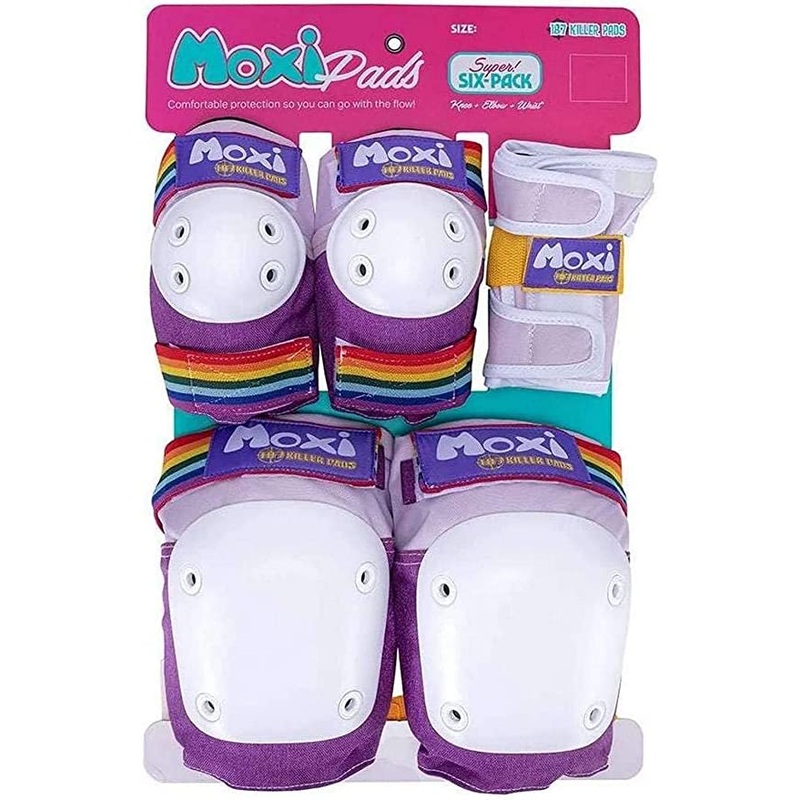 187 KILLER PADS SET X MOXI LAVENDER – JUNIOR (KNEES,ELBOWS & WRISTS) JUNIOR