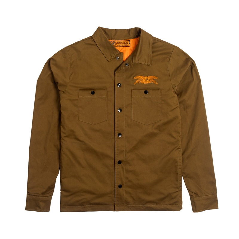 Antihero Hecho Por Skate Jacket S Brown/Orange