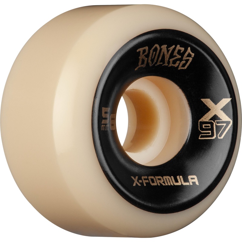 Bones X-Formula X-Ninety-Seven V6 Wide-Cut 56mm 97a Wheels – White (Set of 4)