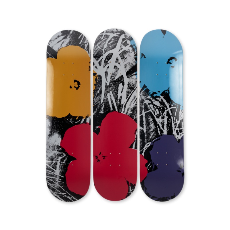 Flowers – Grey/Red