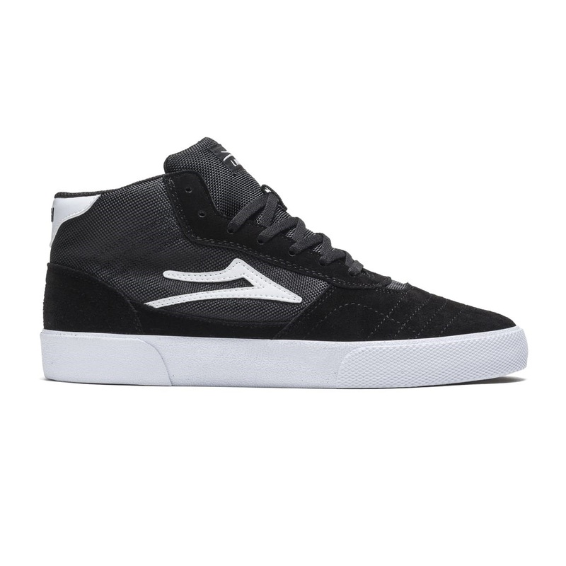 Lakai Shoes Cambridge Mid – Black/White Suede 9 Black