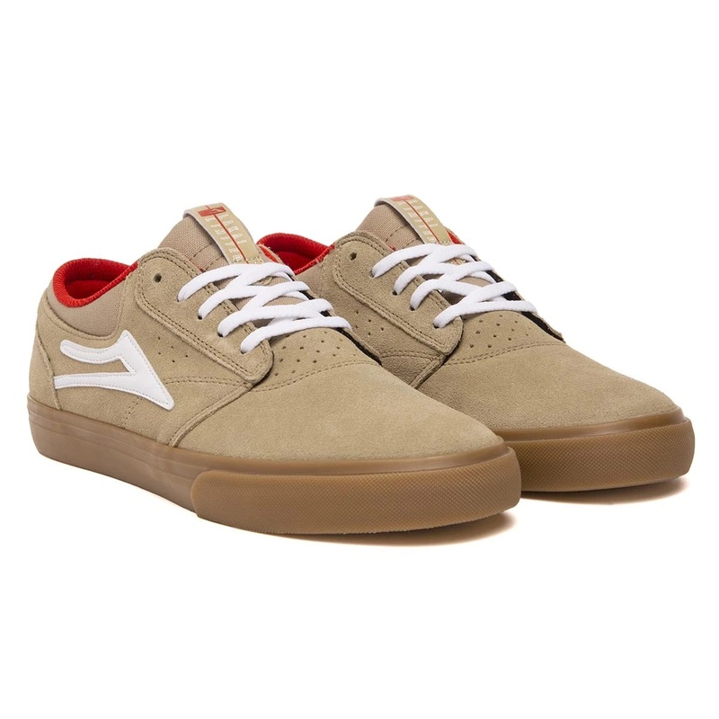 Lakai Shoes Griffin – Tan/Gum Suede 7 Tan