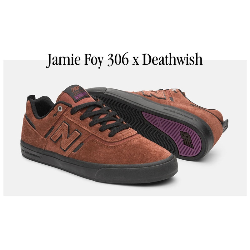 NEW BALANCE x DEATHWISH JAMIE FOY 306 BROWN/BLACK 7