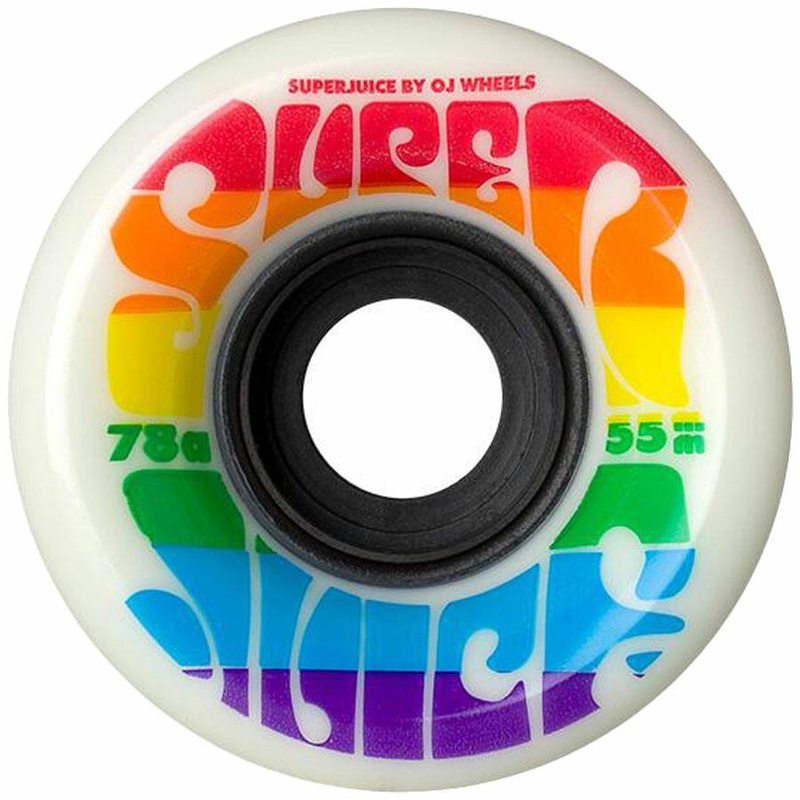 OJ Wheels Super Juice Mini 55mm 78a – Rainbow (Set of 4)