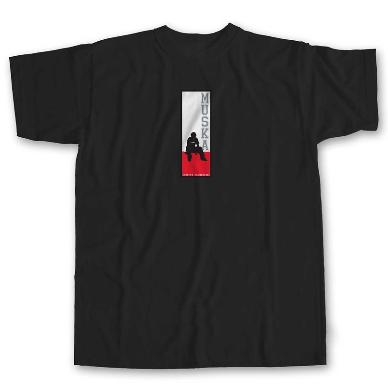 SHORTYS T-SHIRT MUSKA BOARD BLACK MED
