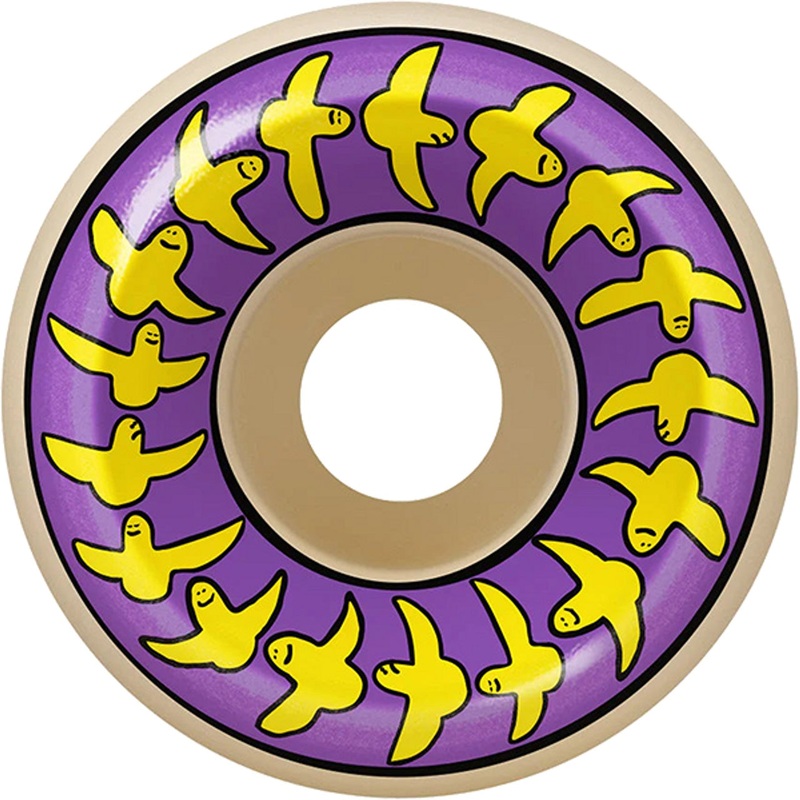 Spitfire Wheels F4 Gonz Birds 58mm 99a – Natural/Purple/Yellew (Set of 4)