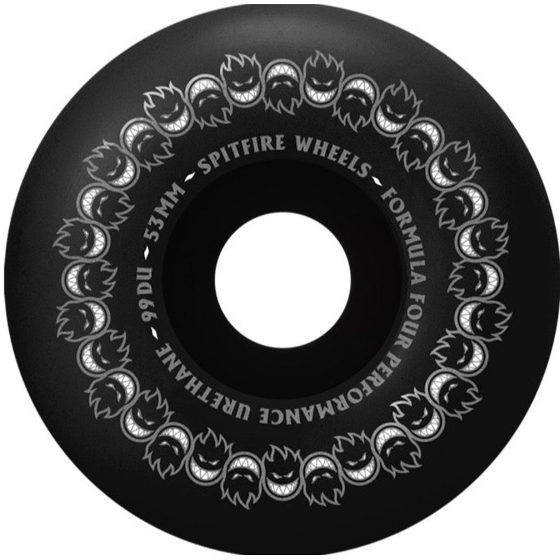 SPITFIRE WHEELS FORMULA 4 CLASSICS REPEATERS BLACK 99A (53MM) 53MM