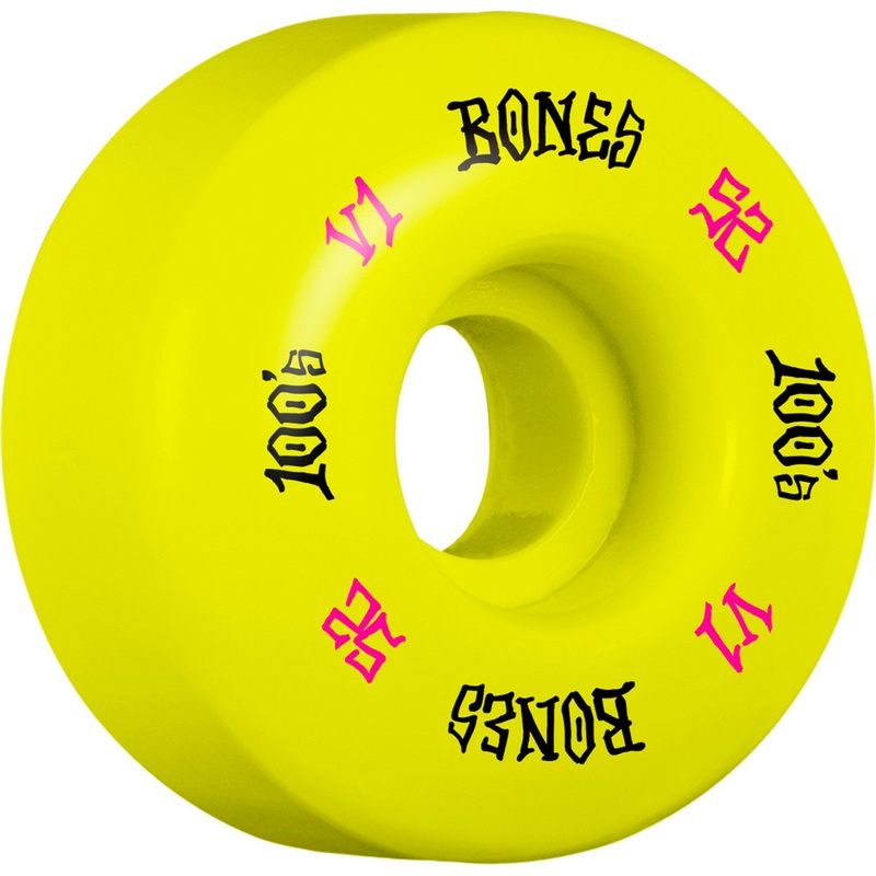 BONES WHEELS – 100’S OG FORMULA YELLOW 100A (52MM) 52MM