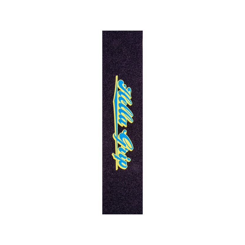 Hella Grip Classic Logo GripTape – Blue/Yellow