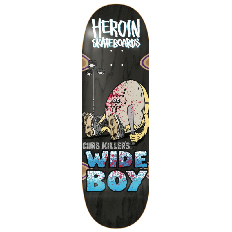 HEROIN DECK – CURB KILLER WIDE BOY  (10.75″) 10.75″