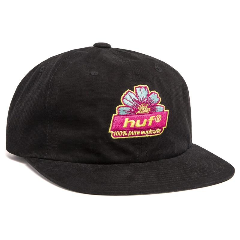 HUF 100% PURE SNAPBACK BLACK