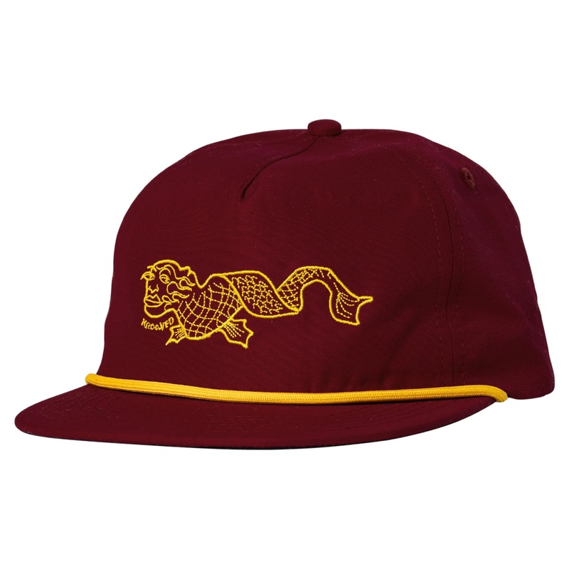 Krooked Skateboards – Slow Feet Snapback Burgundy – Hat