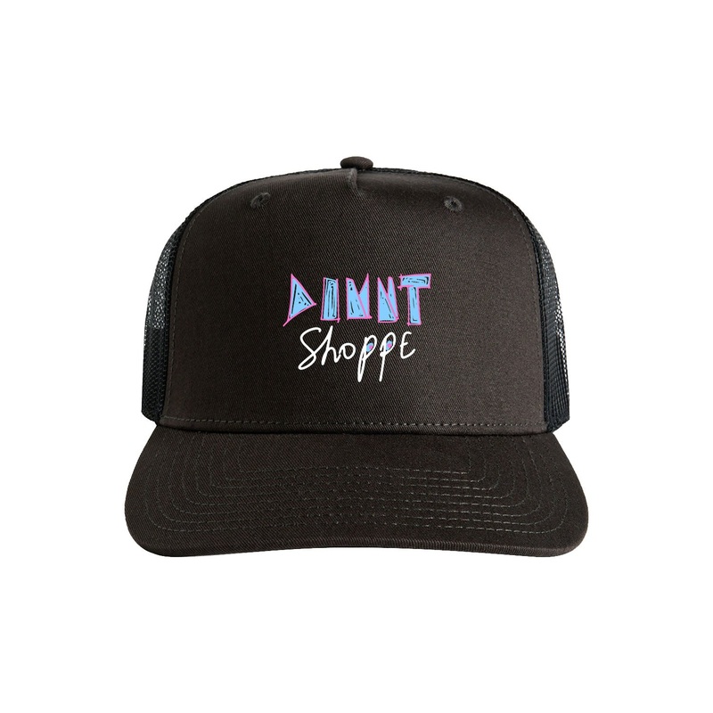 LB x DS TRUCKER HAT BLACK CHARCOAL