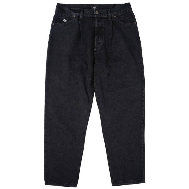MAGENTA PANTS OG BLACK DENIM SMALL