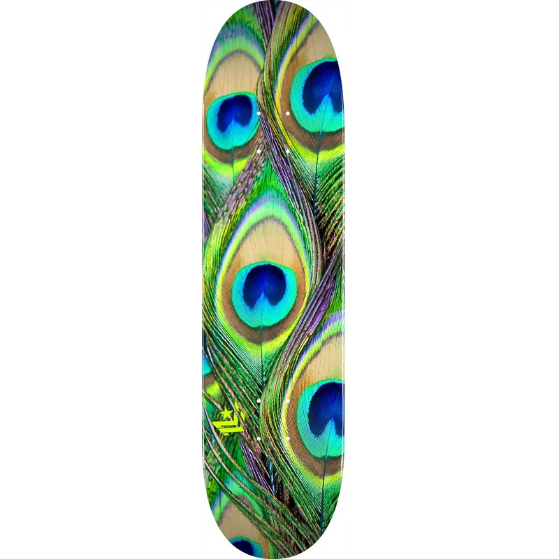 Mini Logo Peacock Feather 18 Skateboard Deck 191 – 7.5