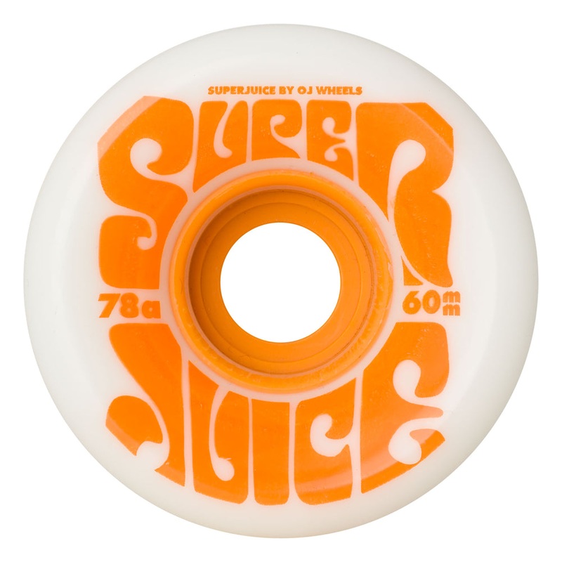 OJ WHEELS SUPER JUICE WHITE CITRUS 78A (60MM) WHITE