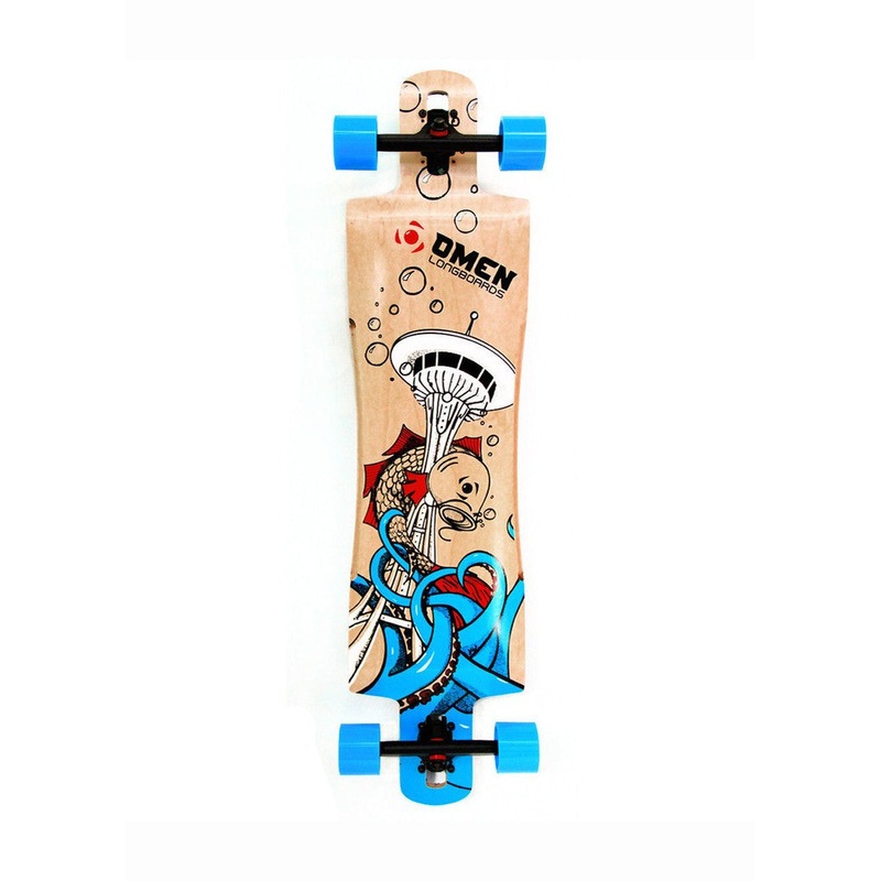 Omen Pike Drop Through Complete Longboards