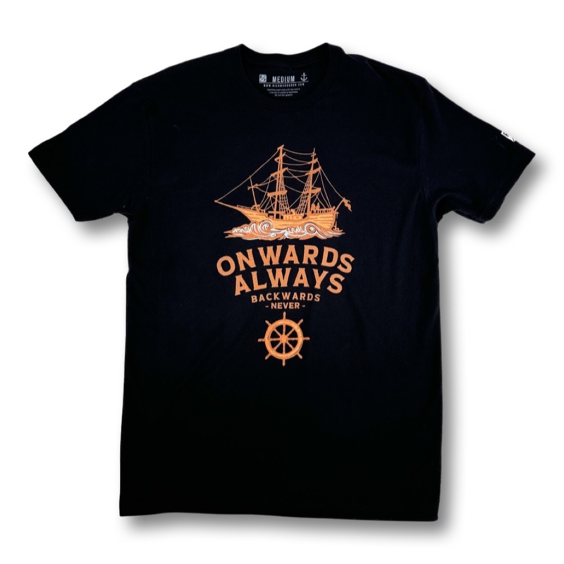 Onwards Always T – Black Small