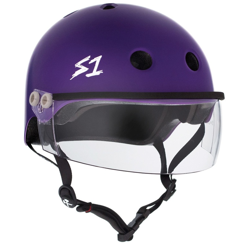 S1 Lifer Visor Gen 2 Helmet – Purple Matte X-Small (20.5″) Clear Purple