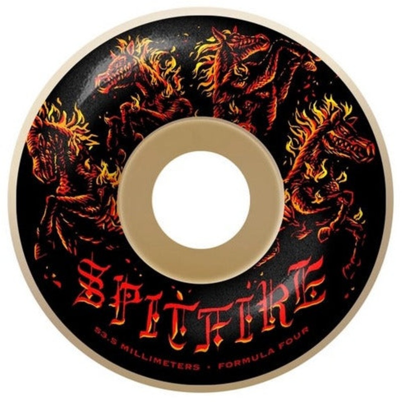 SPITFIRE WHEELS FORMULA FOUR 99A APOCALYPSE RADIAL (57.5MM) 57.5MM