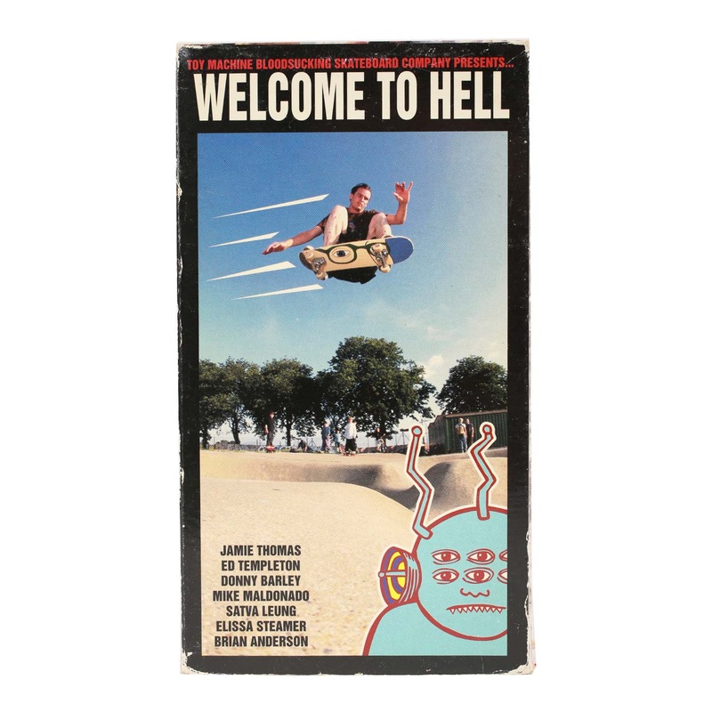 Vintage Toy Machine Welcome to Hell VHS Tape 1996