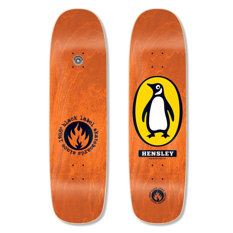 BLACK LABEL MATT HENSELEY “CHILLY PENGUIN” DECK (8.75″ x 32.25″ 14.75″ WB) 8.75″