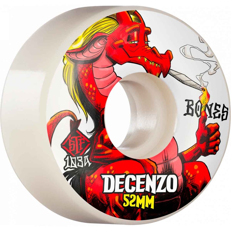 BONES WHEELS – DECENZO RED DRAGON 103A V2 LOCKS (52MM/53MM) 52MM