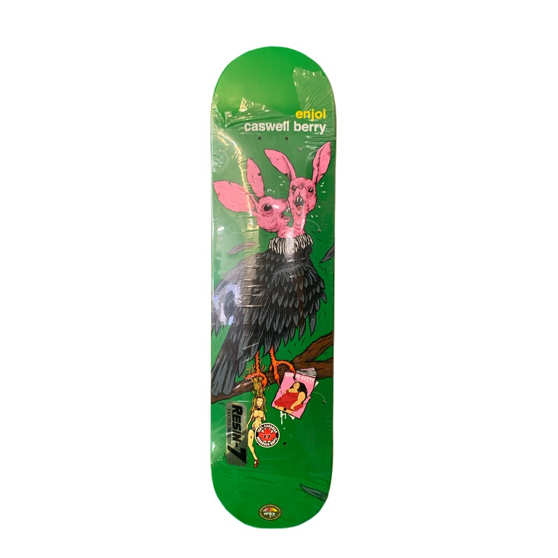 Enjoi Caswell Berry Mangled Animals Series R7 7.75″ Classic Skateboard Deck