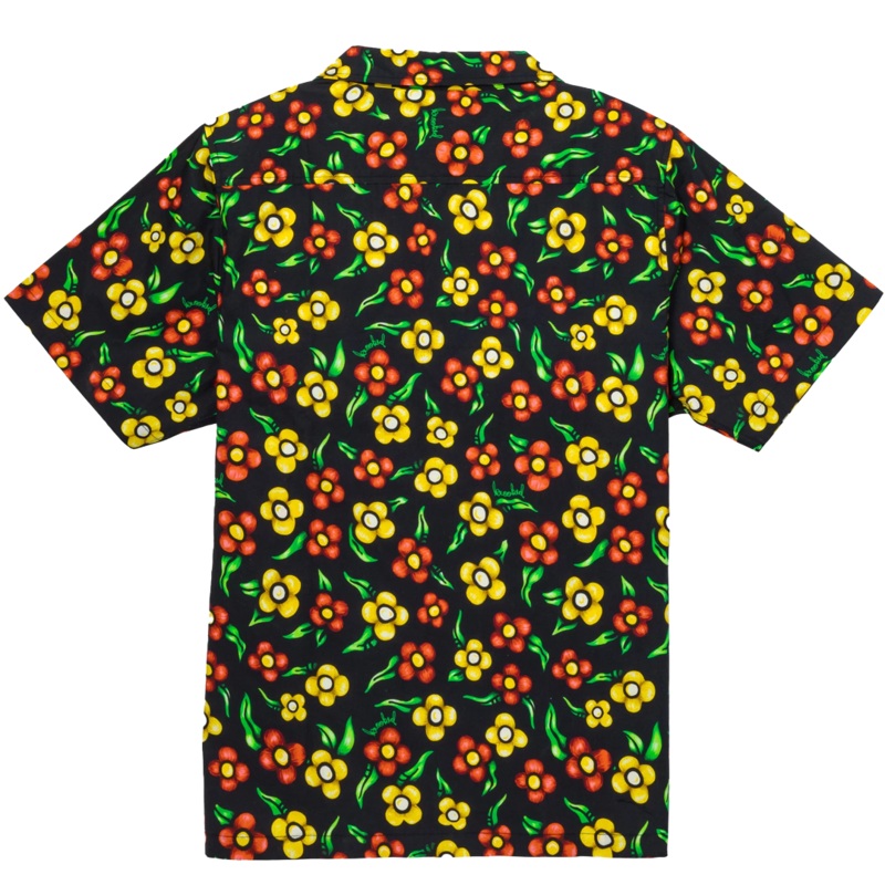Krooked – Aloha Flowers Button up L – Shirt Large