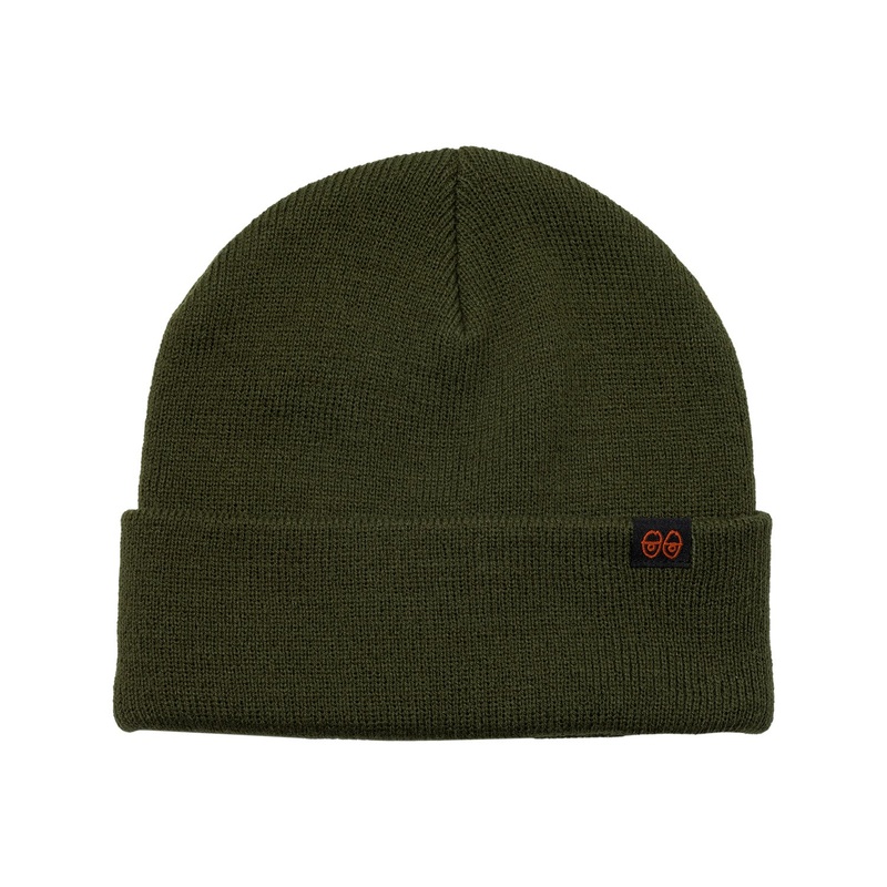 Krooked Eyes Clip Beanie O/S Olive