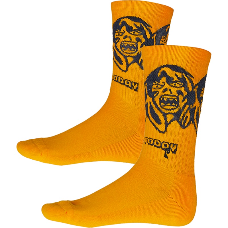 PSOCKADELIC NOT TODAY CREW SOCKS