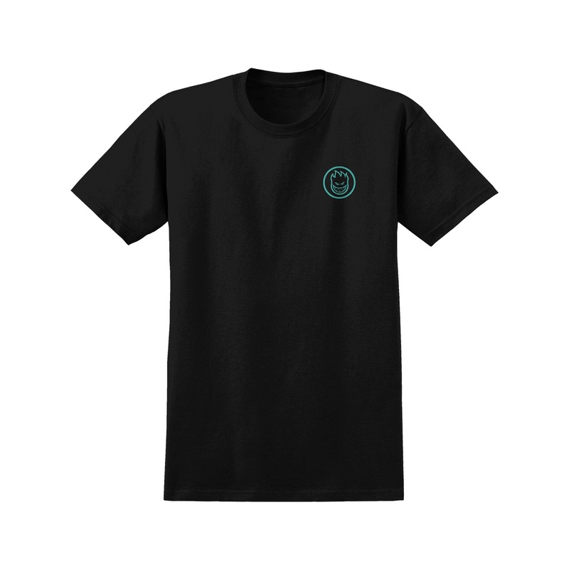 Spitfire Radioactive Classic Swirl T-Shirt S Black