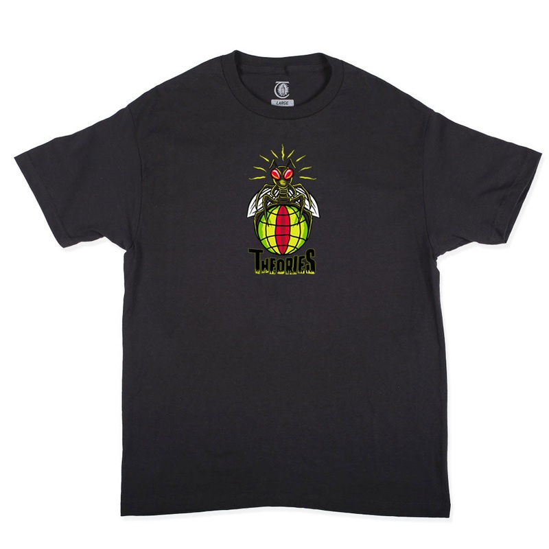 THEORIES BIOLUMIN TEE BLACK MEDIUM