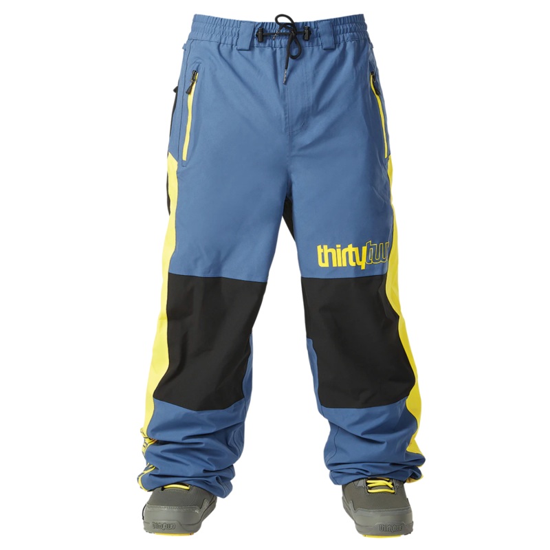 ThirtyTwo Men’s Sweeper Pants Blue/Yellow Medium