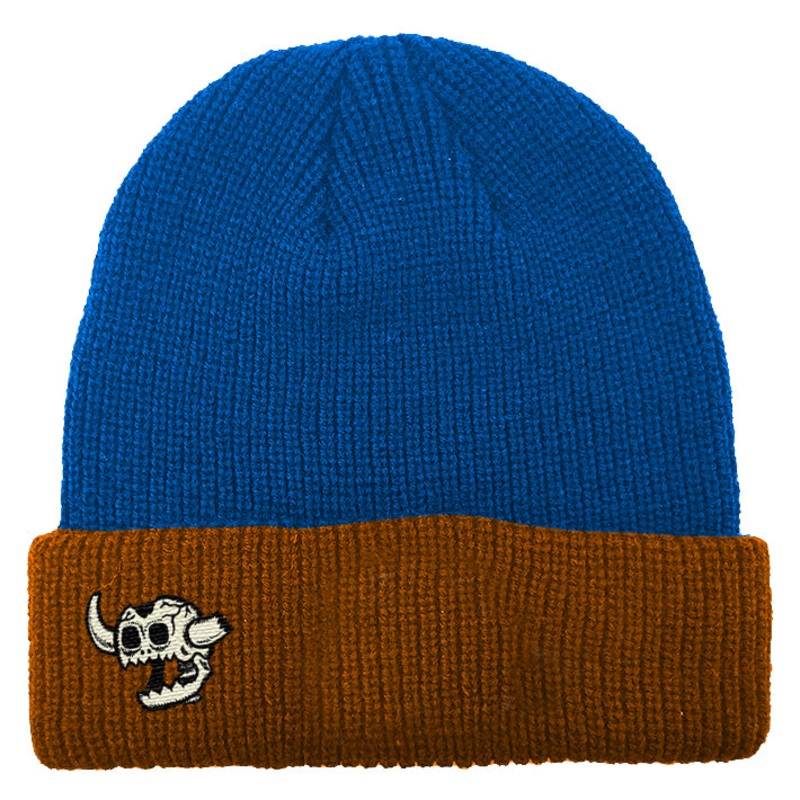 TOY MACHINE BEANIE MONSTER CUFF ROYAL