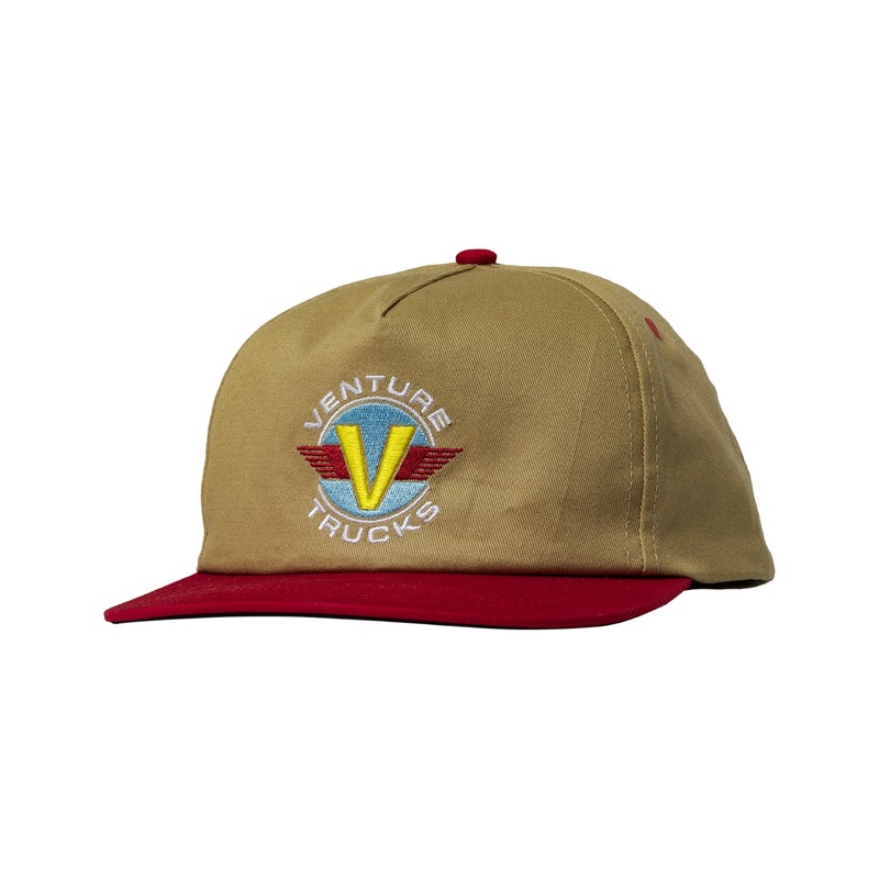 Venture Wings Snapback Hat O/S Tan