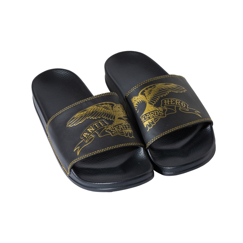 Antihero Basic Eagle Slide 8 Black/Gold