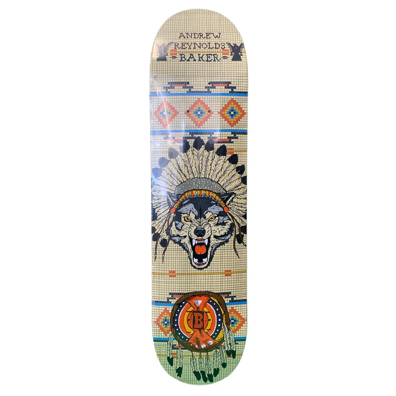 Baker Andrew Reynolds Native Wolf 7.75″ Classic Skateboard Deck