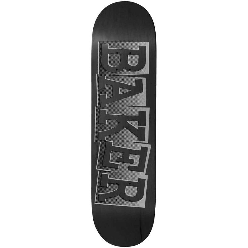 BAKER ROWAN RIBBON NAME DECK BLACK (8.5″) 8.5″