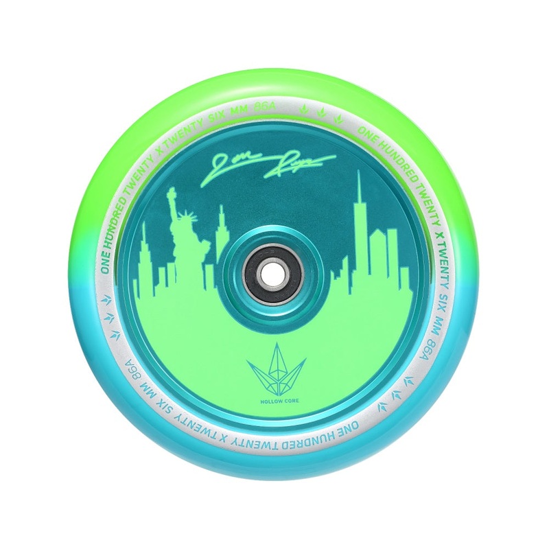 Envy Hollowcore Jon Reyes Signature Wheel 120mm – Green/Teal (Pair)