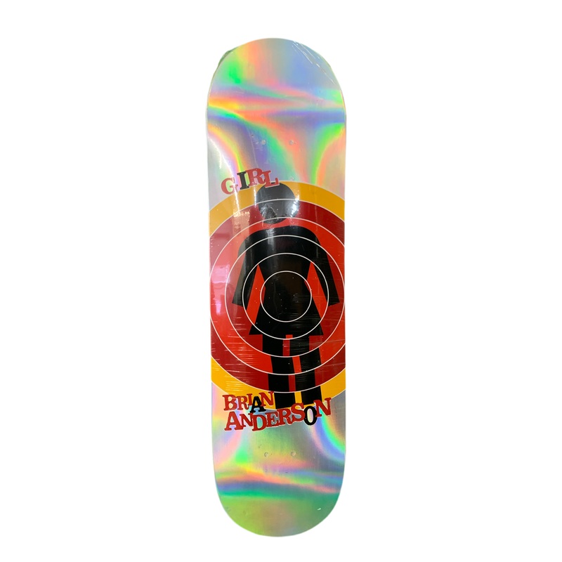 Girl Brian Anderson Target Foil 8.25″ Classic Skateboard Deck