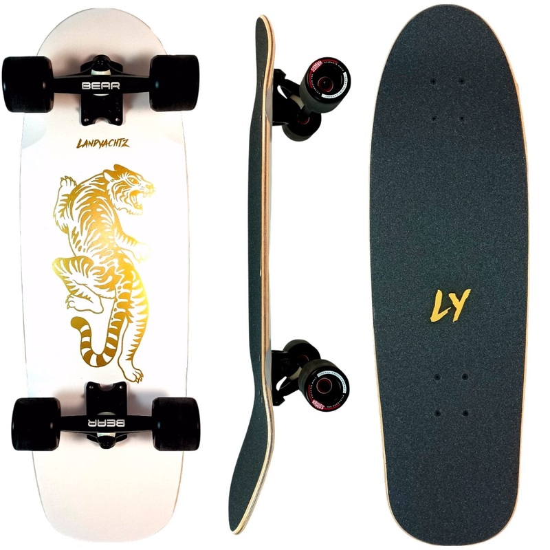 Landyachtz: Tugboat UV Bengal Longboard Complete-2