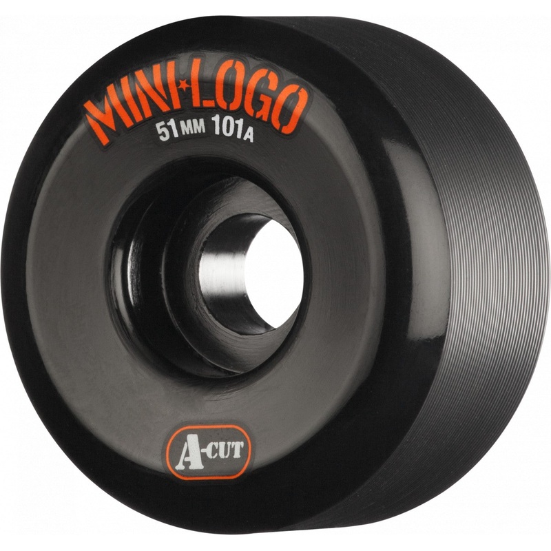 Mini Logo Wheels A-Cut 51mm 101a – Black (Set of 4)